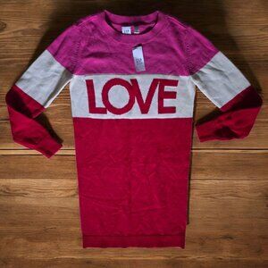 NWT GAP ( 8 GIRLS ) LOVE Sweater Dress/Tunic
